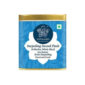 Darjeeling Second Flush Tea Leaves 50gm Isvaari