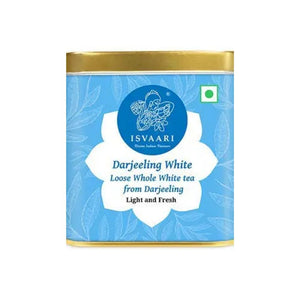 Darjeeling White Loose Whole White Tea 50gm Isvaari