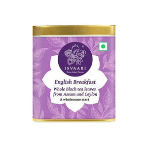 English Breakfast Whole Black Tea Leaves 50gm Isvaari
