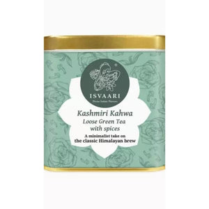 Kashmiri Kahwa Loose Green Tea With Spices 50gm Isvaari