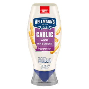 Garlic Aioli Dip & Spread 340ml Hellmann's