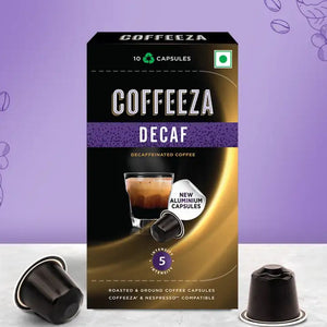 Coffeeza Decaf Aluminium Coffee Capsules Coffeeza