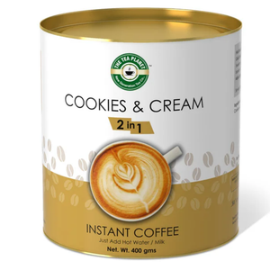 Cookies & Cream Instant Coffee Premix (2 in 1) 400gm The Tea Planet