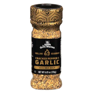 Cracked Pepper, Garlic & Sea Salt Seasoning 170gm Grill Mates