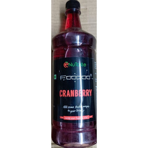 Cranberry Syrup 1 ltr Foodoo