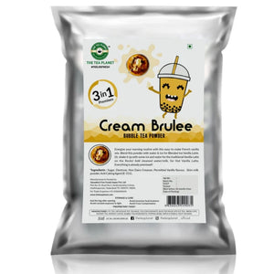 Cream Breulee Bubble Tea Premix (3 in 1) - 1 Kg The Tea Planet