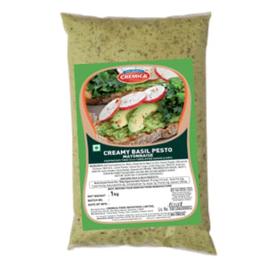 Creamy Basil Pesto Mayonnaise 1kg Cremica