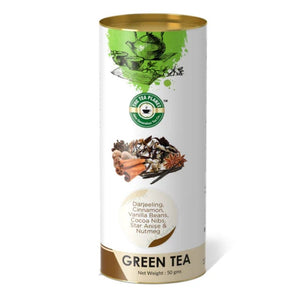 Darjeeling, Cinnamon, Vanilla Beans, Cocoa Nibs, Star Anise & Nutmeg - 50 gms The Tea Planet