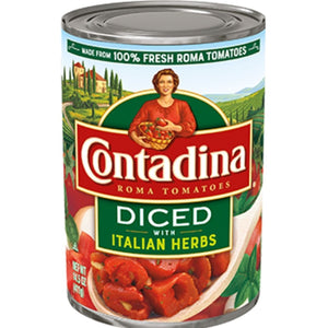 Diced Tomatoes with Italian Herbs Contadina