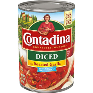 Diced Tomatoes with Roasted Garlic Contadina