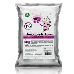 Dwey Pink Taro Bubble Tea Premix (3 in 1) - 1 Kg The Tea Planet