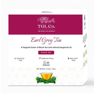 Earl Grey Black Dust 25 Tea bags TGL CO