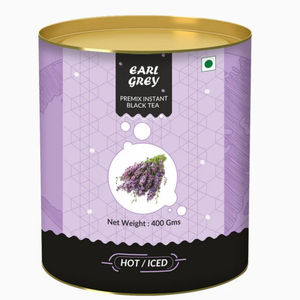 Earl Grey Flavored Instant Black Tea 400gm The Tea Planet