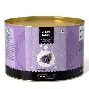 Earl Grey Flavored Instant Black Tea 250gm The Tea Planet
