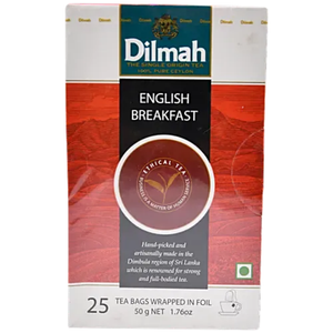 English Breakfast Tea Bags, 50 g Dilmah