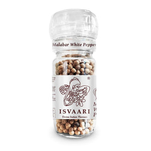 Fairtrade Malabar White Peppercorns 50g Isvaari