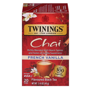 French Vanilla Chai 20 Tea Bags Twinings