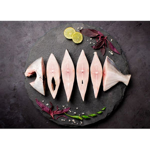 Fresh Silver Pomfret Medium - Steaks Cambay Tiger