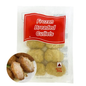 Frozen Breaded Prawn Cutlets (Half-cooked) 8pcs Main Dish