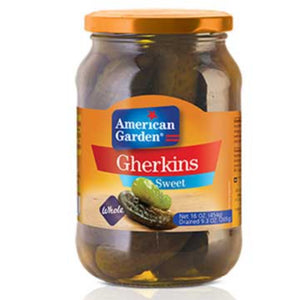 Gherkins Sweet 454g American Garden