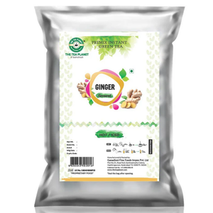Ginger Flavored Instant Green Tea 1kg The Tea Planet