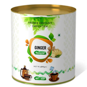 Ginger Flavored Instant Green Tea 400gm The Tea Planet