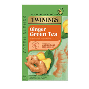 Ginger & Green Tea 20 Tea Bags Twinings