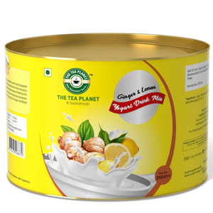 Ginger & Lemon Flavored Lassi Mix 250gm The Tea Planet