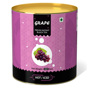 Grape Flavored Instant Black Tea 400gm The Tea Planet