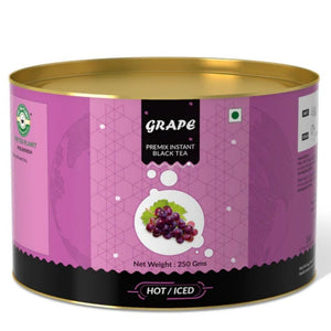 Grape Flavored Instant Black 250gm Tea The Tea Planet