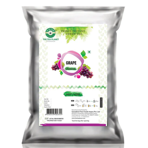 Grape Flavored Instant Green Tea 1kg The Tea Planet