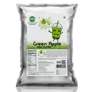 Green Apple Bubble Tea Premix - 1Kg The Tea Planet