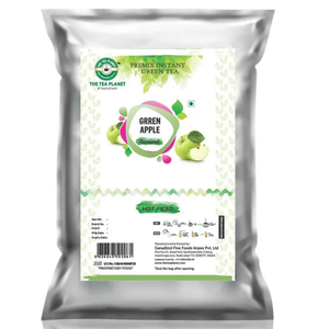 Green Apple Flavored Instant Green Tea 1kg The Tea Planet