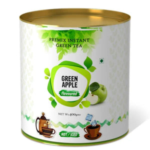 Green Apple Flavored Instant Green Tea 400gm The Tea Planet