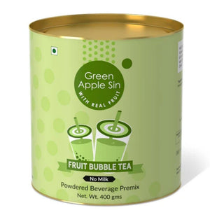 Green Apple Sin Fruit Bubble Tea Premix The Tea Planet