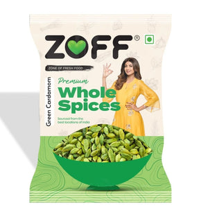 Green Cardamom _ Choti Elaichi Whole _ 100% Natural Zoff