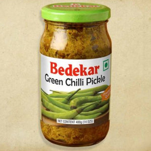 Green Chili Pickle 400g Bedekar