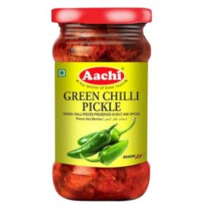 Green Chilli Pickle 300g Aachi