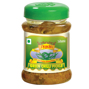 Green Chilli Pickle Jar 500gm Pravin Suhana