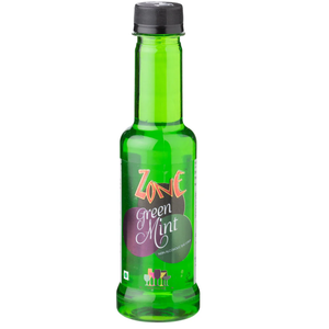 Green Mint Flavoured Syrup 240ml Zone