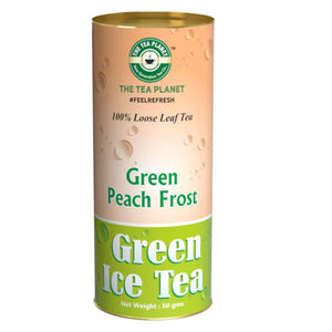 Green Peach Frost Orthodox Ice Tea - 50 gms The Tea Planet