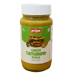 Green Tamarind Pickle without Garlic 300g Priya