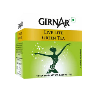 Green Tea Bags - Live Lite Girnar
