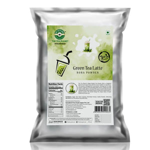 Green Tea Latte Bubble Tea Premix (3 in 1) - 1Kg The Tea Planet