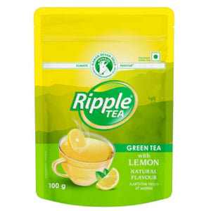 Green Tea with Natural Lemon - 100 g Ripple Tea