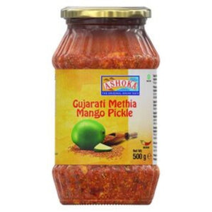 Gujarati Methia Mango Pickle 500g Ashoka