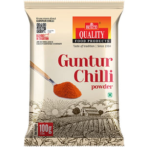 Guntur Chilli Powder 100g Quality Food Products