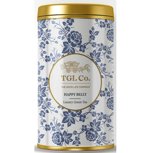 Happy Belly Green Tea 50g Tin TGL CO