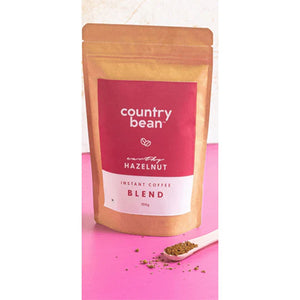 Hazelnut 60% Arabica Instant Coffee 100g Country Bean