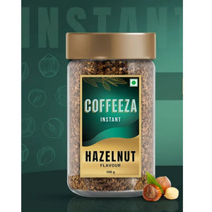 Hazelnut Flavoured Instant Coffee 100g Coffeeza